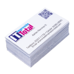 Tarjeta de presentación impresa en impresión digital