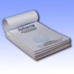 Libretas con hojas impresas