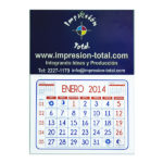 Calendario respaldo con santoral