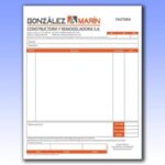 Formulario hoja carta 21 X 27 cm 8,25 X 10,75 pulgadas